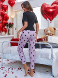 Polka Chic – Black Girl Printed Pajama Set