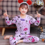 Purple Printed Kids Night Dress For Girls and Boys (1 Pcs) (SP-122)