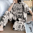 Wrapped in Love – Heart Pattern Nightwear