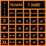 Cozy Heartbeats – Black Printed Nightwear