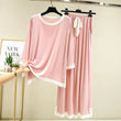 Pink Plain Tshirt with Flapper Style Trouser The Ultimate Dream wear Suit