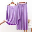 Purple Plain V-Neck The Ultimate Dream Wear Sleep Suit (RB-108)
