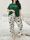 Dark Green Butterfly Printed T-Shirt with Butterfly printed trouser– Soft Feel, Cute Vibe